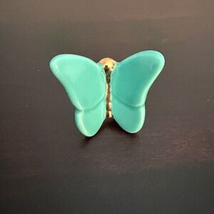 Nora Fleming Mini Teal Butterfly A247 Limited Release